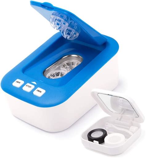 electric contact lens auto cleaner washer case cleaning device box|Amazon.com: Contact Lens Cleaning Case.